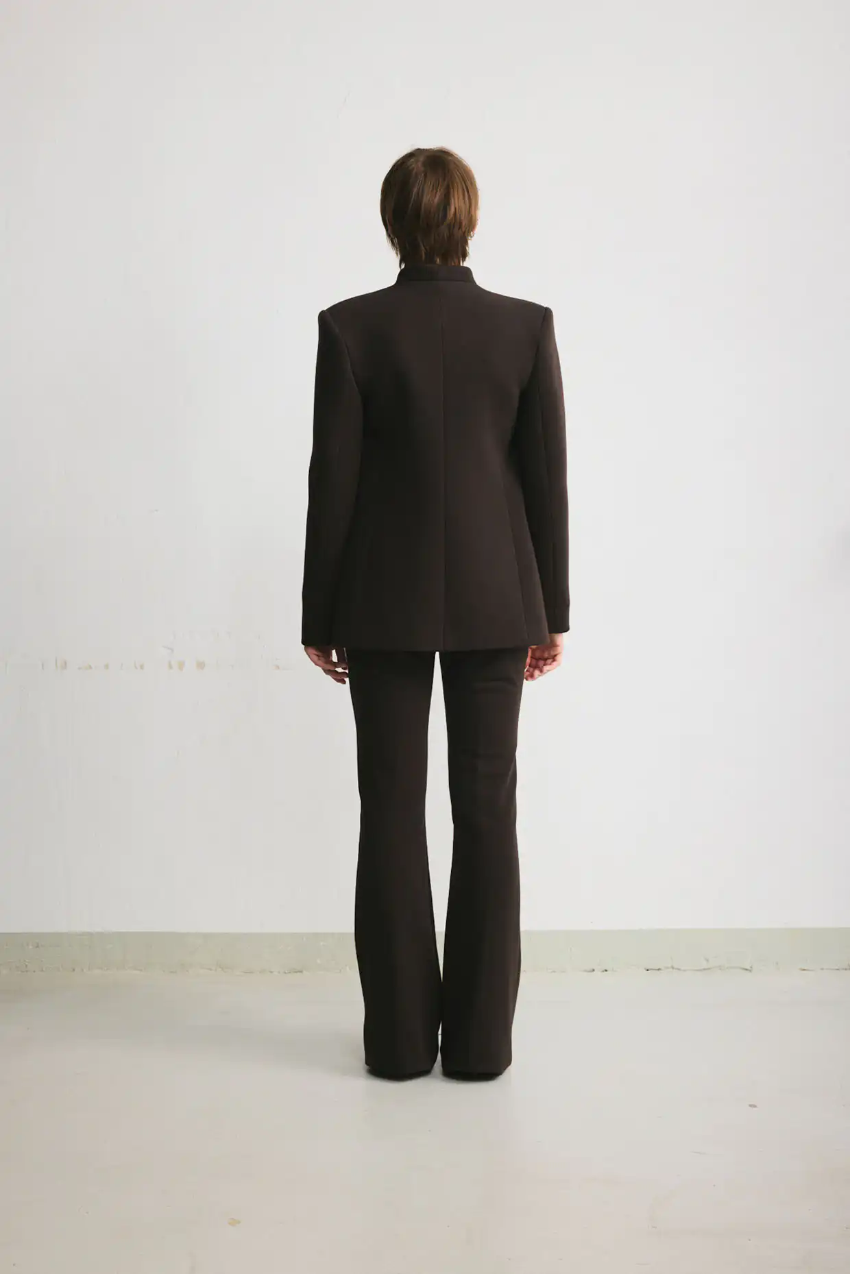 LOUNGE casual blazer in dark chocolate brown - Image 2