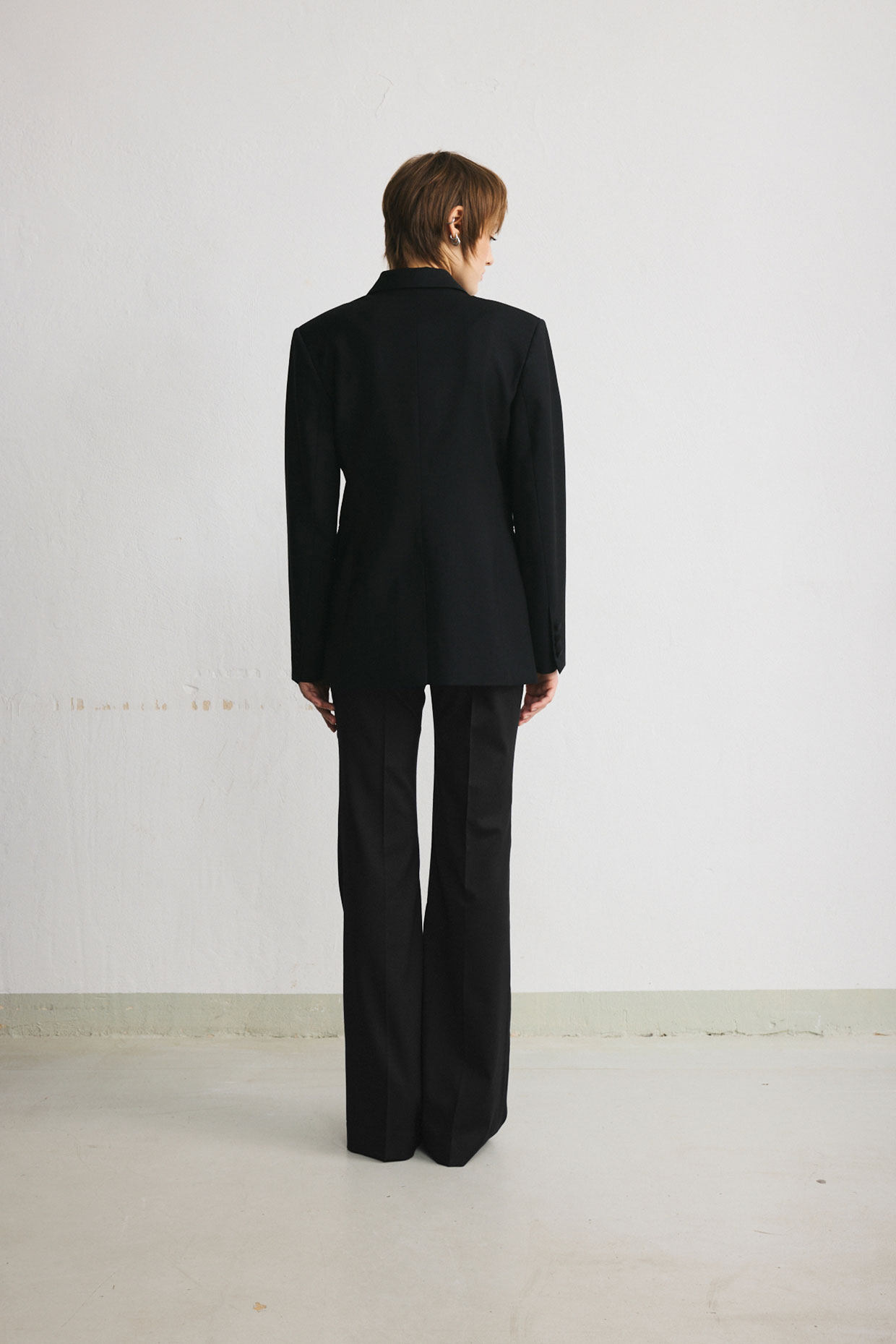 Exclusive FUSSÉT wool blazer in brown (dark chocolate). - Image 2