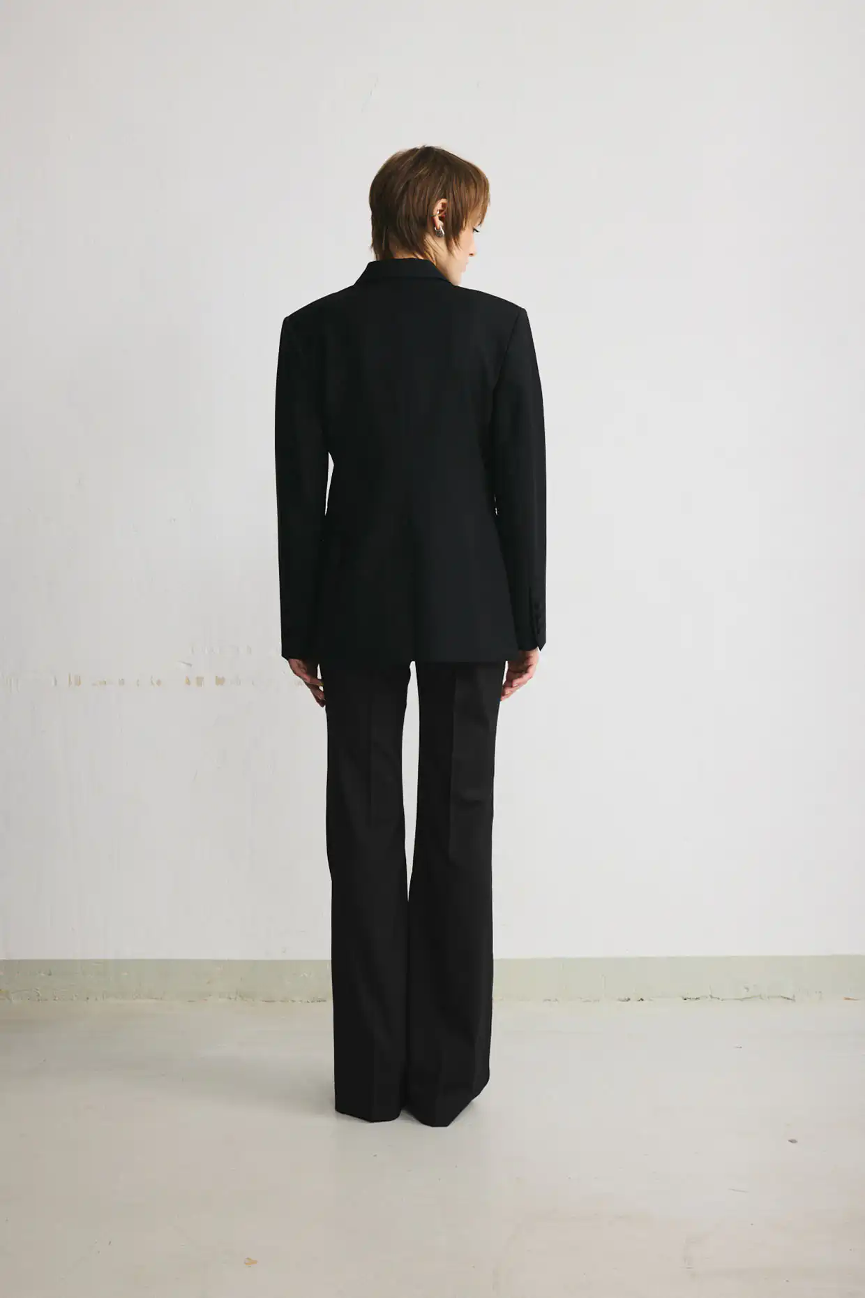 Exclusive FUSSÉT wool blazer in brown (dark chocolate). - Image 2