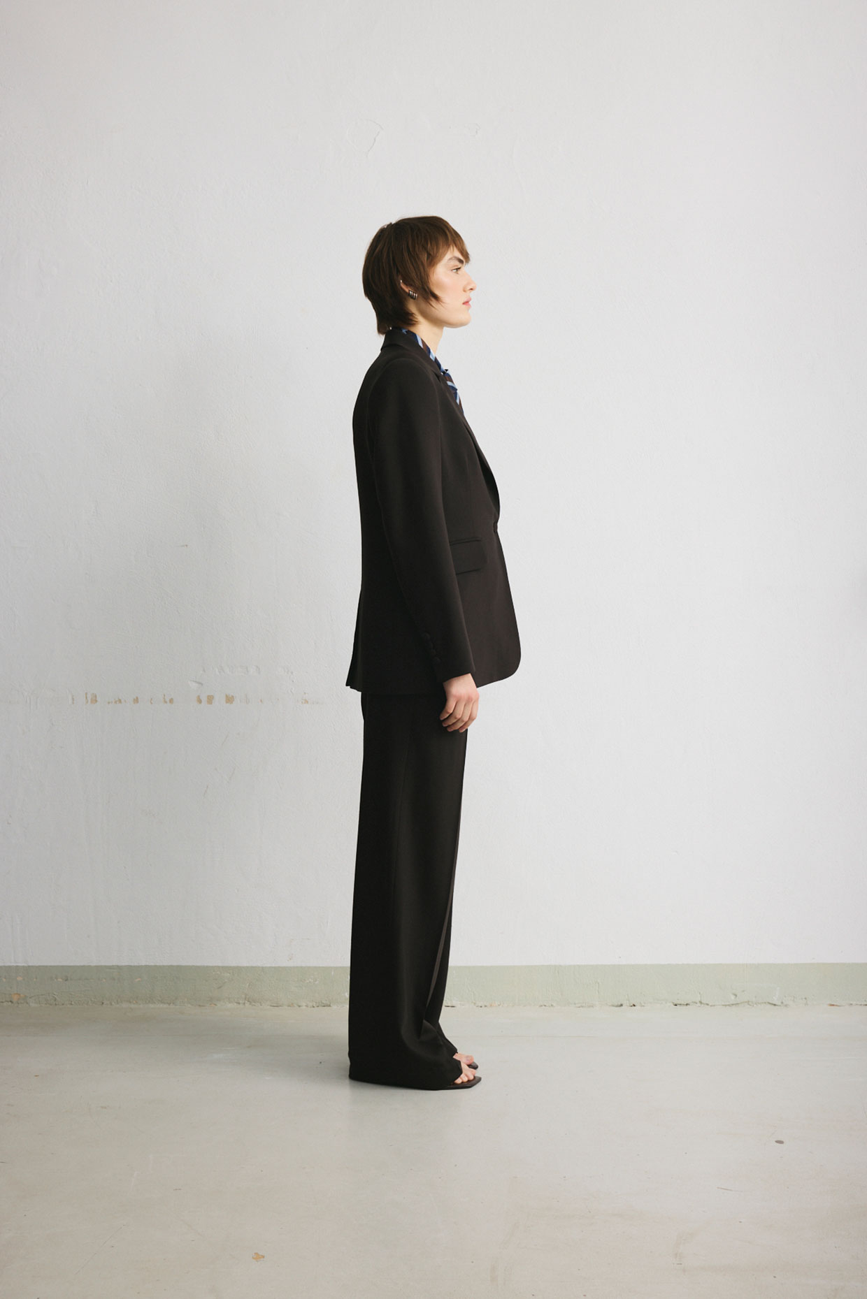 Exclusive FUSSÉT wool blazer in brown (dark chocolate). - Image 5